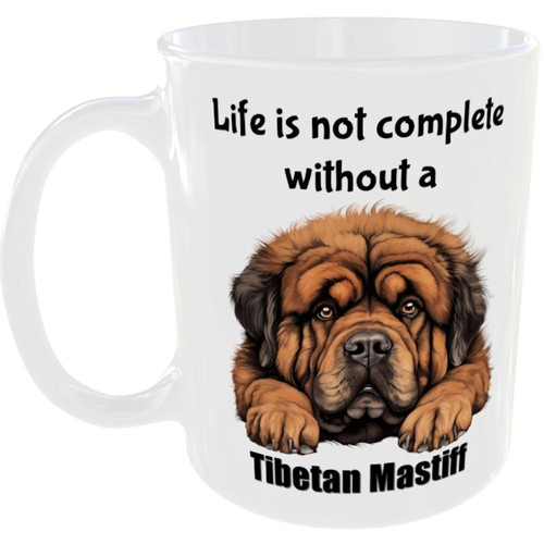 Tibetan mastiff mug dog breed - tibetan,