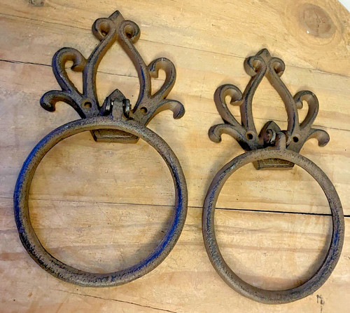 Cast iron towel - cast, ring