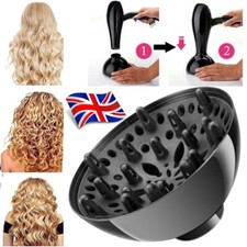 Hair Diffuser Hair Dryer Diffuser Attachment for Curly Wavy Hair NEW UK