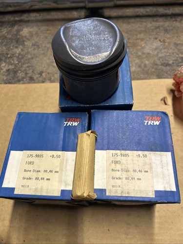 Ford cvh pistons trw - pistons,