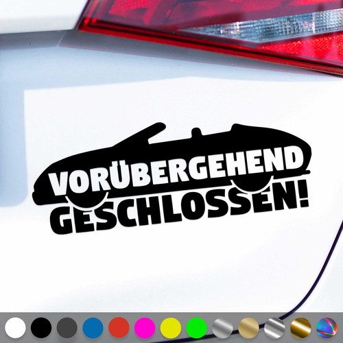 Temporarily closed sticker - temporarily,