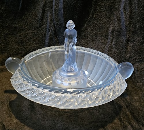 Vintage art deco blue maganese - deco,