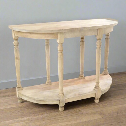 Demilune solid mahogany - demilune,
