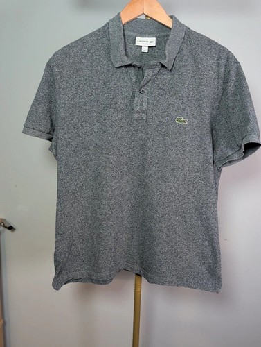 Lacoste grey marl slim fit - marl,