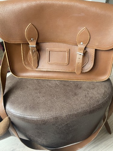 Vintage tan leather - vintage,