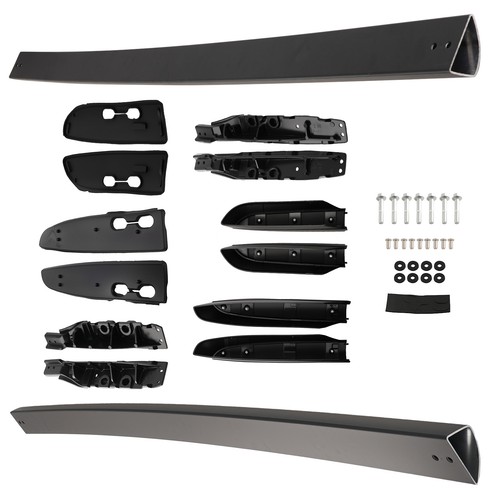 Black roof rails rack - rails, bars