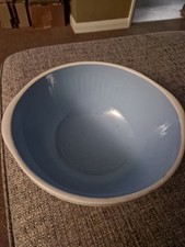Vintage Easimix Mixing Bowl Blue & White Small Rare Size TG Green Excellent Cond
