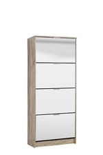Hugo 5 Drawer Mirrored and Oak