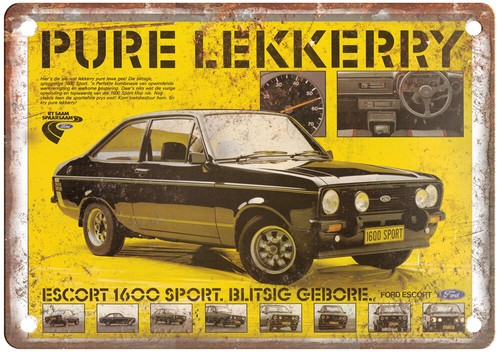 Vintage ford escort sold in - ford,