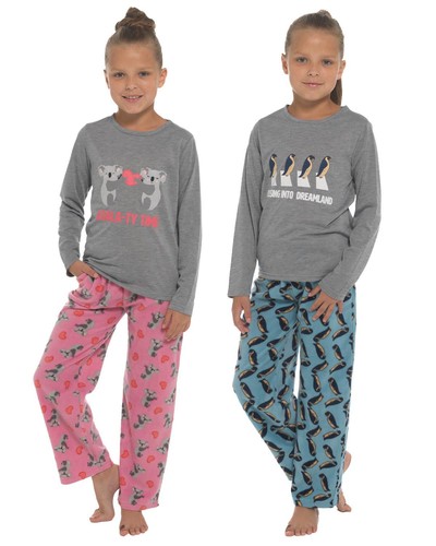 Jersey fleece pyjamas - jersey,