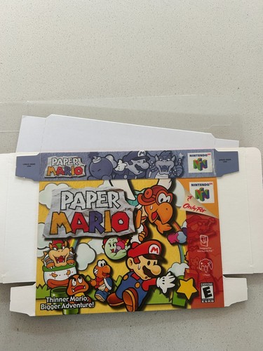 Paper mario nintendo 64 - mario,