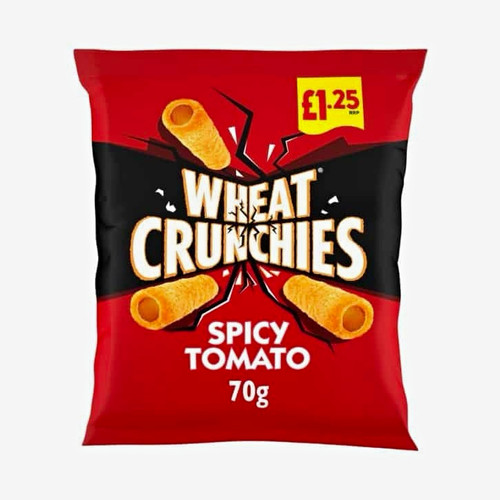 Wheat crunchies crisps spicy - crunchies,