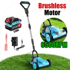 Cordless Manual Push Lawnmower