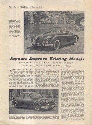 Jaguar 1957 150 4 - ,