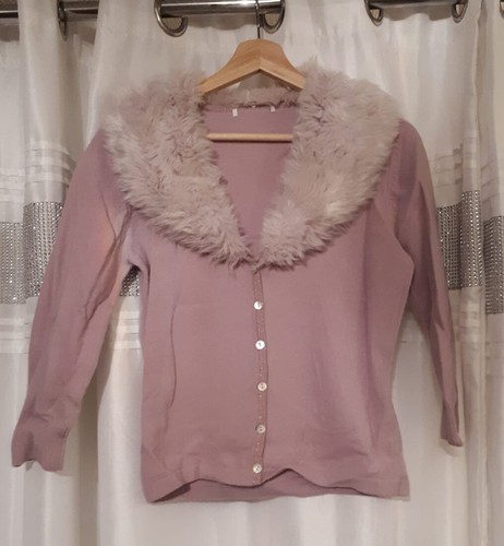 Ladies lilac cardigan - ladies, with