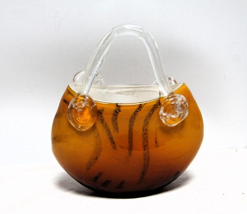 Laguna art orange glass