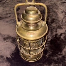 Brass & Copper Anchor Oil Lamp
