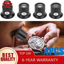 Watchmaker Loupe Eyeglass Magnifiers 5X 10X 15X 20X For Watch Repair Portable UK