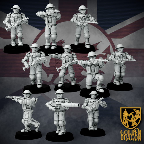 British automaton infantry - automaton,