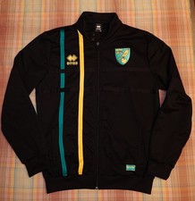 Norwich City FC Walkout Jacket - 2016/17 - Medium - Black - Excellent Condition
