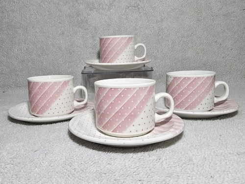 Churchill shades pink - tea, cups