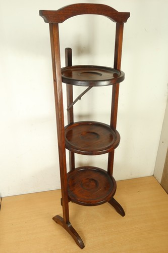 Antique wooden folding cake - antique,