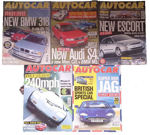 Autocar magazines x 1998 - -,