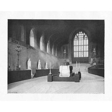 William Gladstone Lying in State at Westminster Abbey - Photographic Print 1906