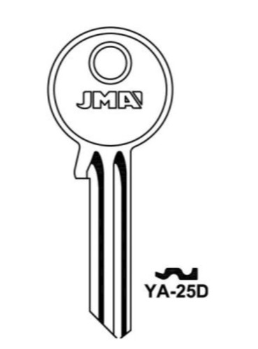 Yale 25d x10 key blanks - ya-25d.,