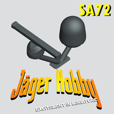 SA72 Radar & GPS Boat Mast – Super-Detail Scale Model Accessory (10mm–80mm Heigh