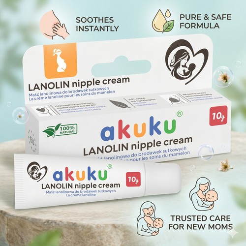 Akuku lanolin nipple cream - akuku,