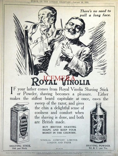 Royal vinolia shaving stick - stick, &