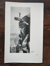 Glacier Point, Yosemite - Antique Print - 1909