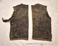 Original WW2 British RAF Royal Air Force Irvin Flying Jacket Sheepskin Panels #1