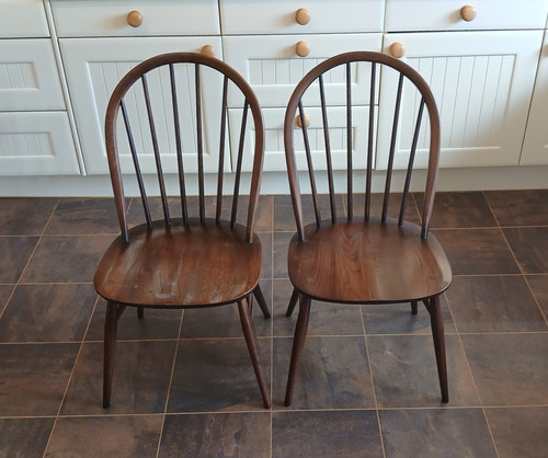 Pair ercol windsor dining - pair,