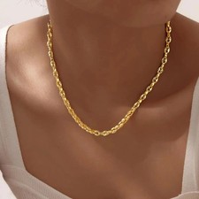 18K Gold 18 inch Belcher