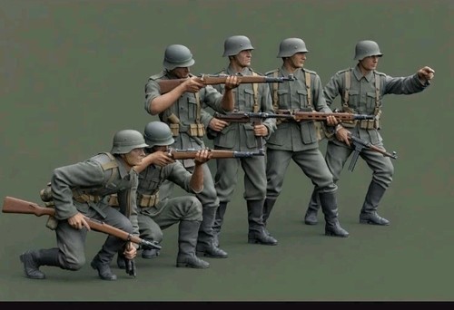 Ww2 german soldiers - in, action
