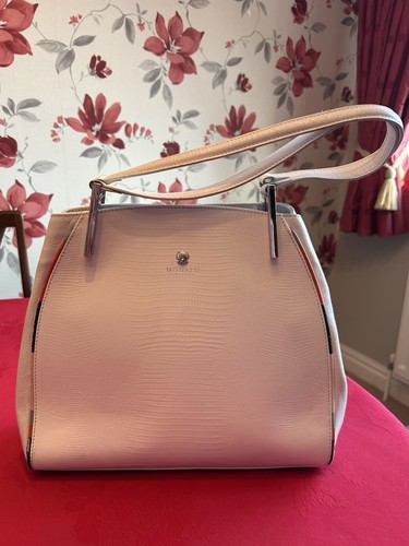 White leather modalu bag with - modalu,