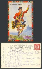A Highland Dancer Dancing
