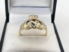 Vintage 9ct Gold Claddagh Ring. Made in Ireland. Goldmine Jewellers.