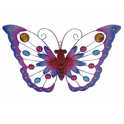 Butterfly garden plaque 43cm - garden,