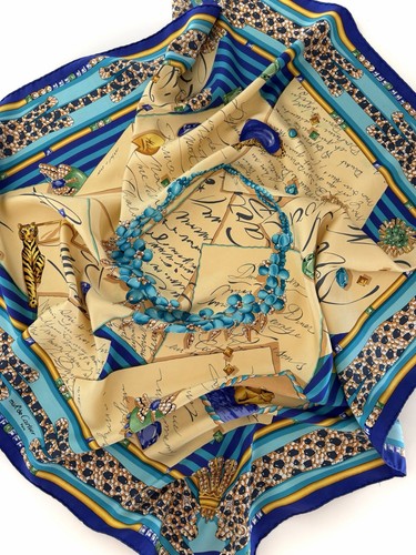 Cartier silk scarf must - cartier, de