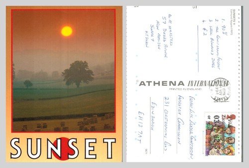 Postcard sunset landscape by - sunset,