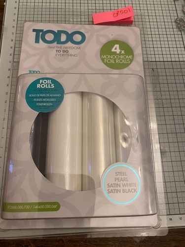 Todo monochrome foil rolls - 4x,