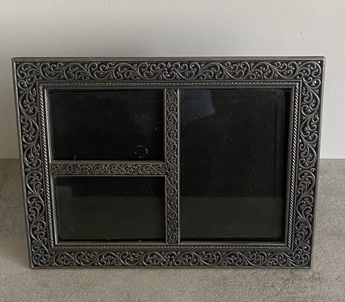 Vintage ornate pewter collage - ornate,