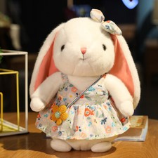 30cm White Bunny Rabbit Pink