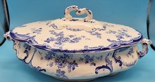 ☆SALE☆REDUCED Vintage Ridgways 'Chiswick' Blue & White Tureen WAS; £58. NOW; £38