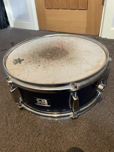 Blue snare drum - 14”, cb