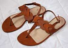 TU ladies toe post sandals -