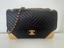 CHANEL Flap Shoulder Bag Black